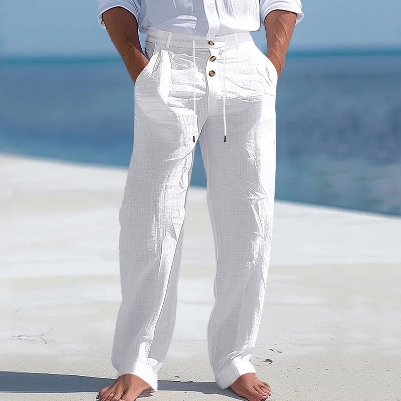 Emile | Summer Button Waist Trousers - Jesse London